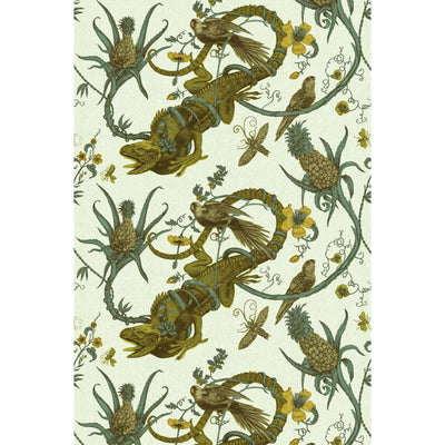 Iguana Fabric Wallpaper by Timorous Beasties