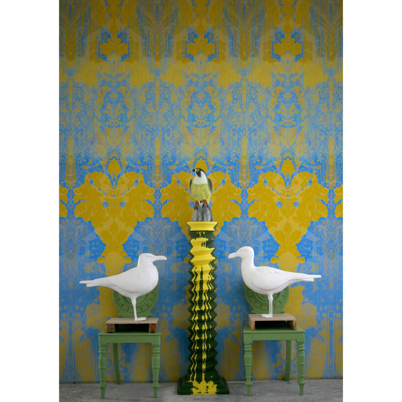 Ikat Damask Wallpaper Panel by Timorous Beasties-12