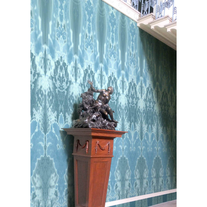 Ikat Damask Wallpaper Panel by Timorous Beasties-16