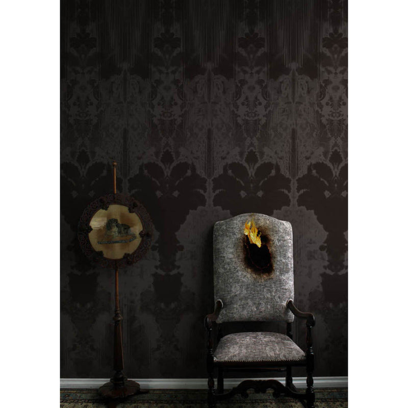 Ikat Damask Wallpaper Panel by Timorous Beasties-17