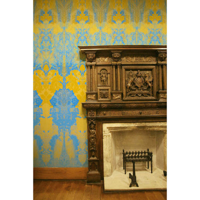 Ikat Damask Wallpaper Panel by Timorous Beasties-18