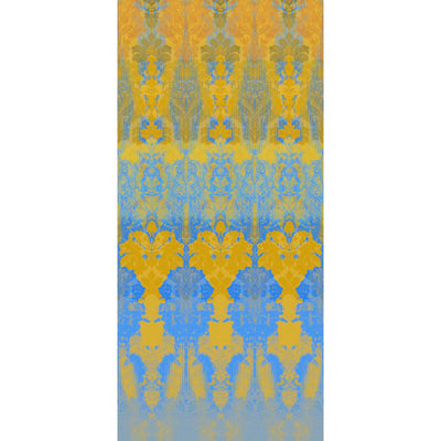 Ikat Damask Wallpaper Panel by Timorous Beasties