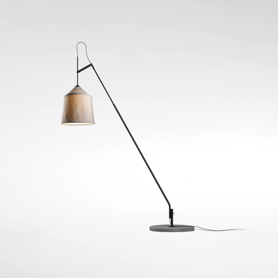 Jaima P307 + Shade 54 Black Floor Lamp by Marset