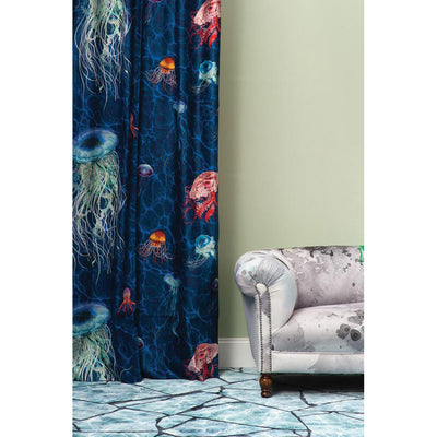 Jellyfish Velvet Fabric Wallpaper by Timorous Beasties-3