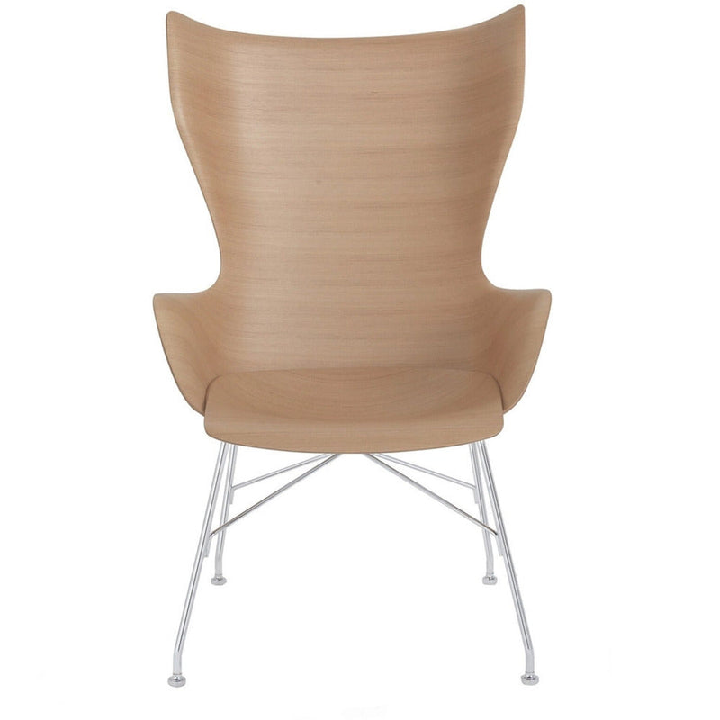 K/Wood Basic Veneer Lounge Chair by Kartell