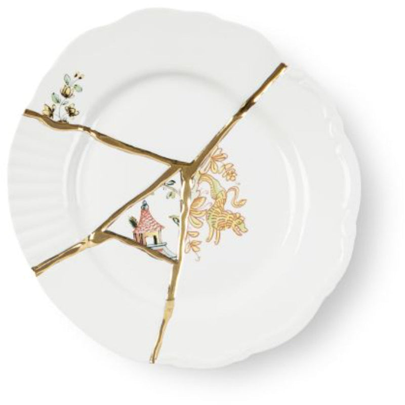 Kintsugi Dessert Plate by Seletti