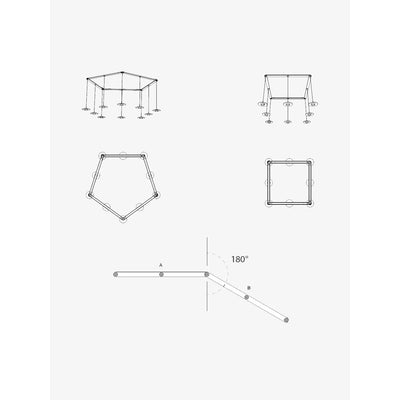 Koine cluster Suspension Lamp by Luceplan 6