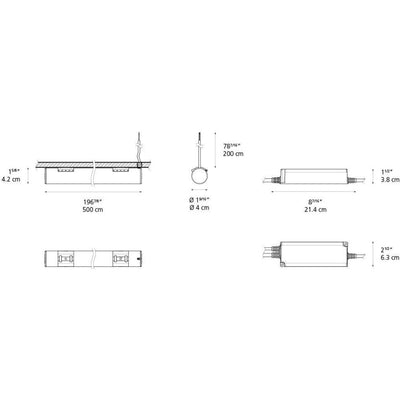 La Linea Outdoor Wall Lamp by Artemide 1