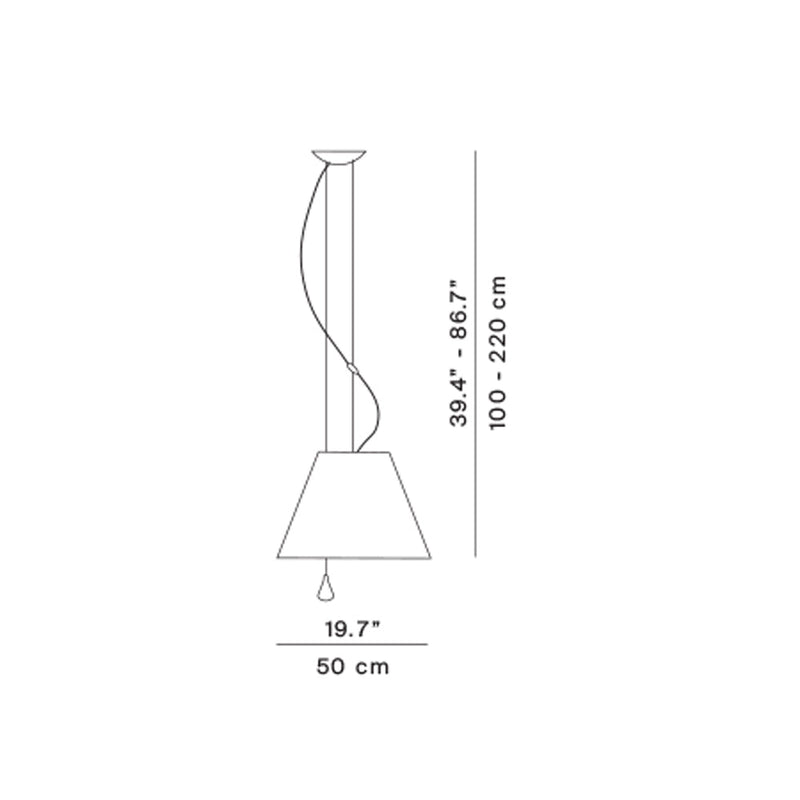 Lady Costanza Suspension Lamp by Luceplan 4