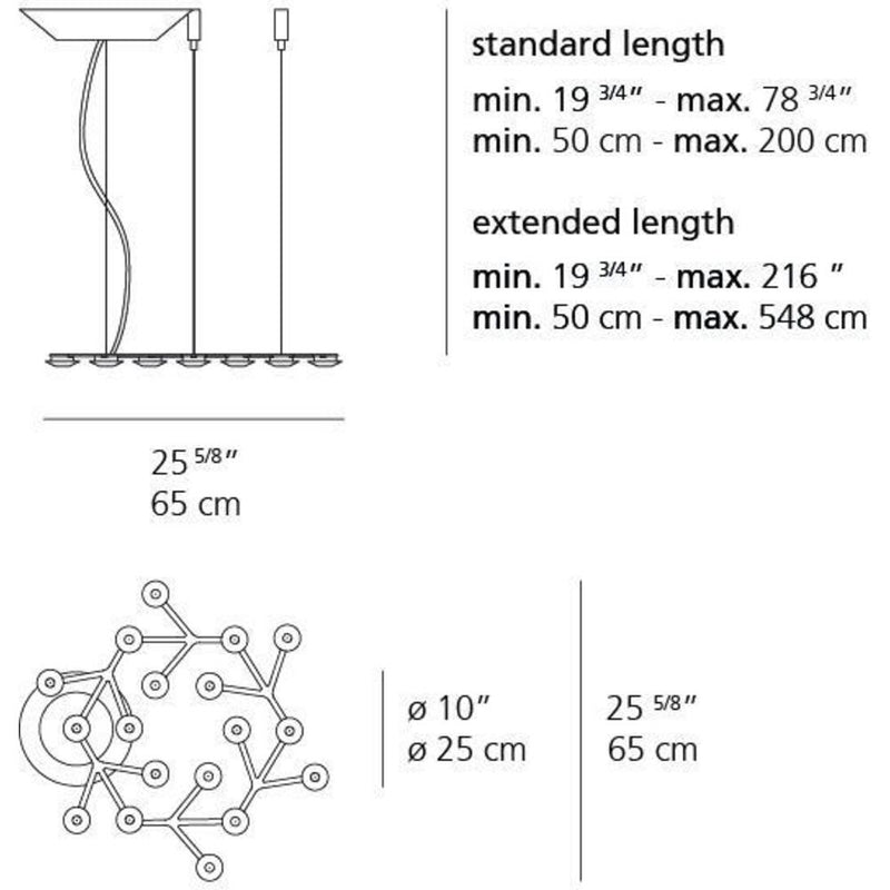 Led Net Susp Circular LED 30W 30K Dim 0-10V Unv by Artemide 1