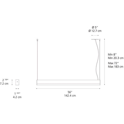 Ledbar Direct/Indirect Suspension Lamp by Artemide 10