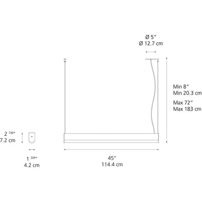 Ledbar Direct/Indirect Suspension Lamp by Artemide 6