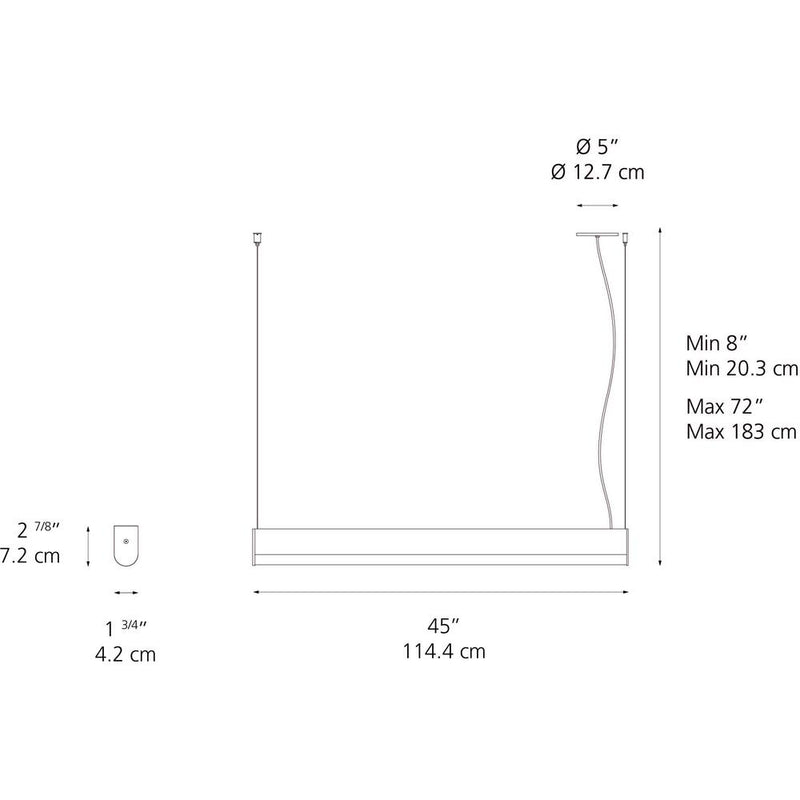 Ledbar Direct/Indirect Suspension Lamp by Artemide 6