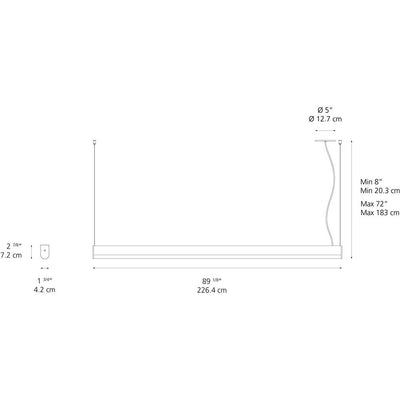 Ledbar Direct/Indirect Suspension Lamp by Artemide 8