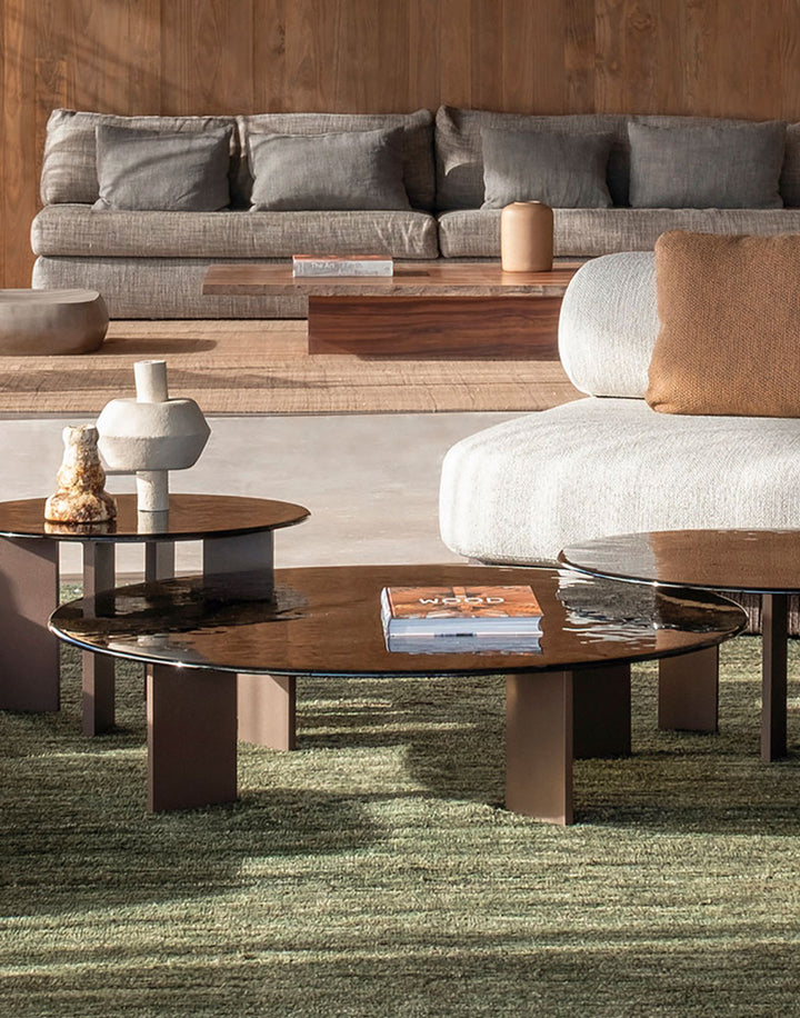 Leku Outdoor Round Coffee Table C808 110 cm by Expormim