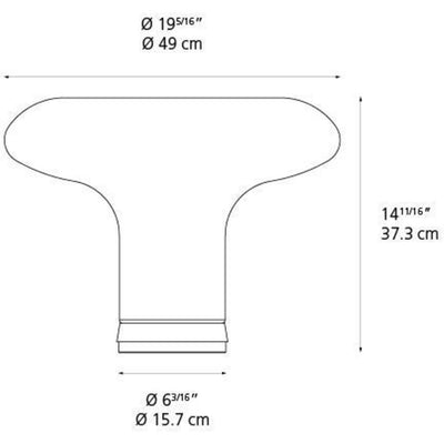 Lesbo Table Max 75W E26 120V (Non Ul) by Artemide 1