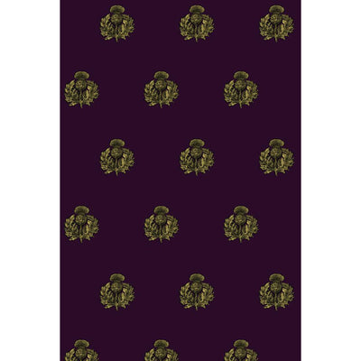 Little Thistle Velvet Fabric Wallpaper by Timorous Beasties-3