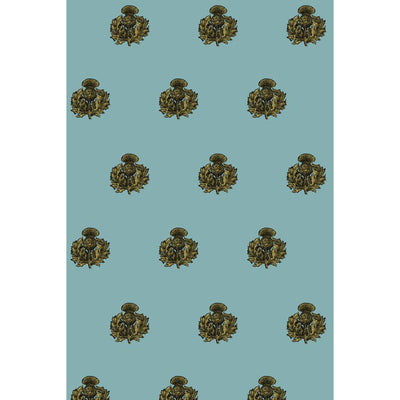 Little Thistle Velvet Fabric Wallpaper by Timorous Beasties-6