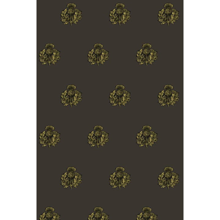Little Thistle Velvet Fabric Wallpaper by Timorous Beasties