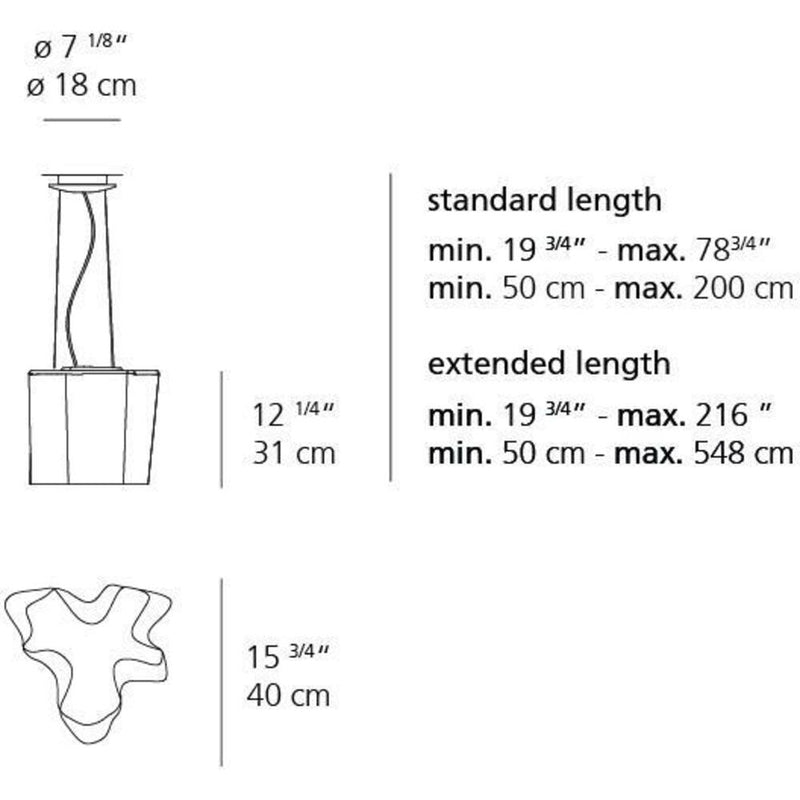 Logico Single Suspension Lamp Extension by Artemide 2