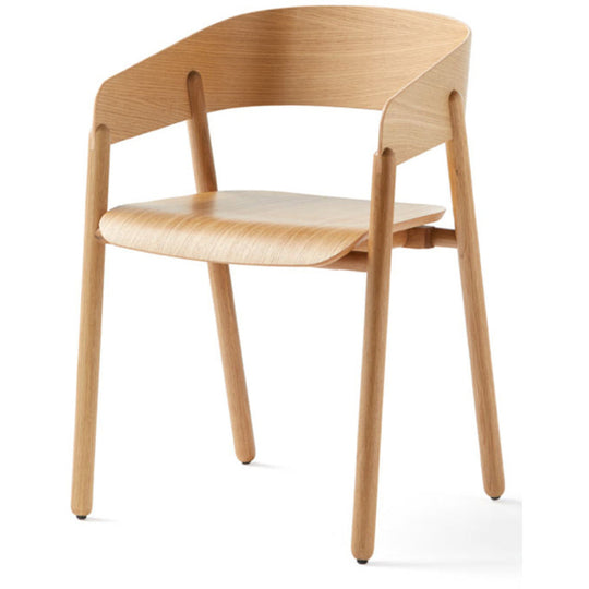 Mava Wood Lounge Chair by Punt