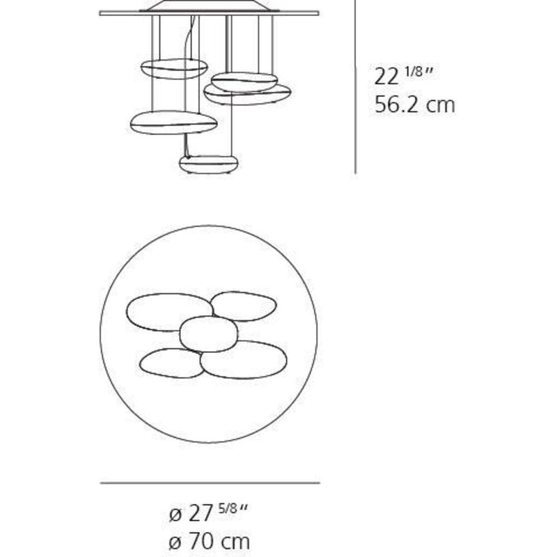 Mercury Mini Ceiling Lamp by Artemide 1