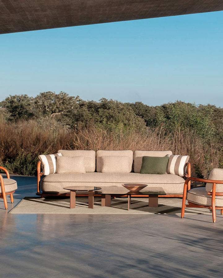 Meridies Outdoor XL Sofa With Solid Wood Frame by Expormim