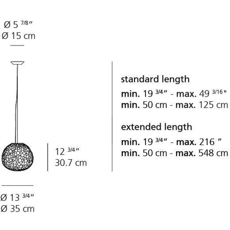 Meteorite Suspension Lamp by Artemide 2