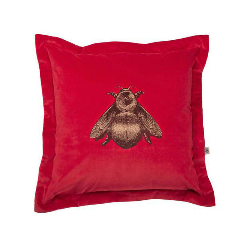 Napoleon Bee Velvet Cushion by Timorous Beasties