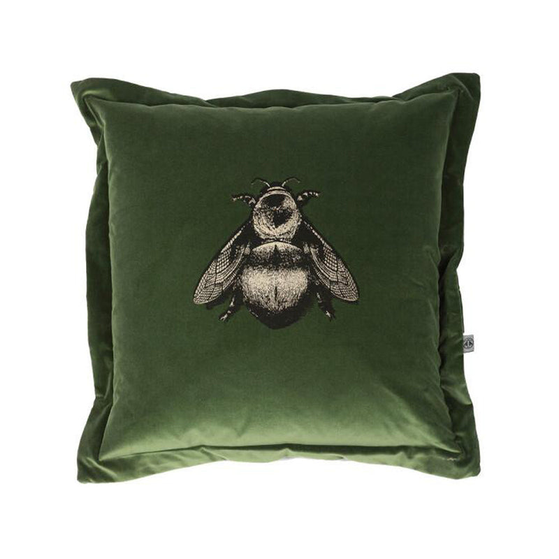 Napoleon Bee Velvet Cushion by Timorous Beasties-8