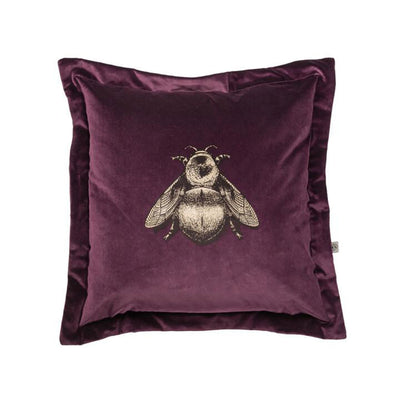 Napoleon Bee Velvet Cushion by Timorous Beasties