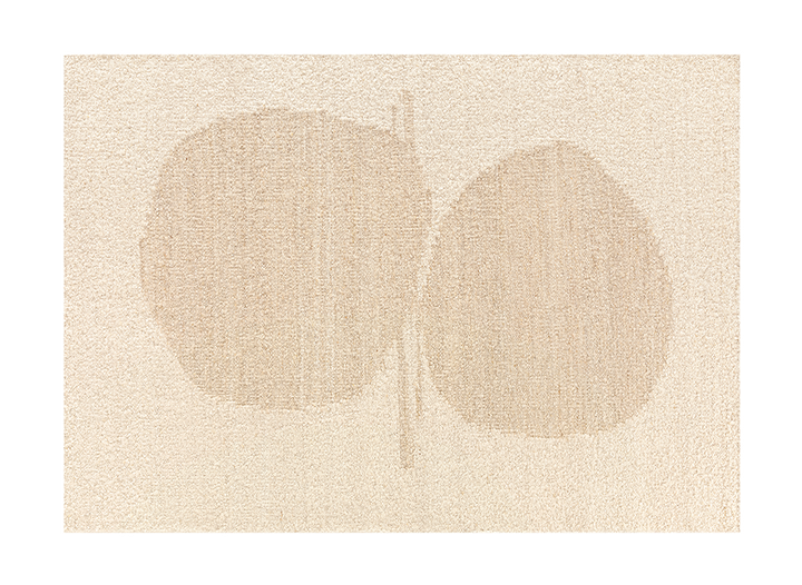 Natural Arty Hand Loom Rug by GAN