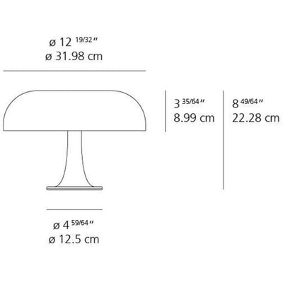 Nessino Table 4X25W E12 120V Ul Red by Artemide 1