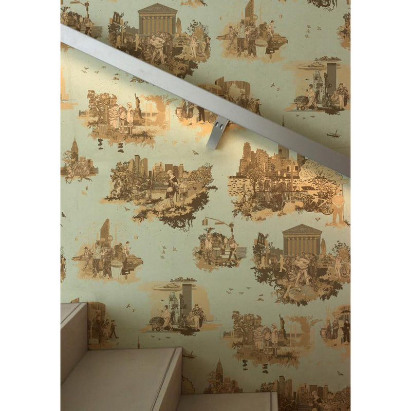 New York Toile Wallpaper by Timorous Beasties-10