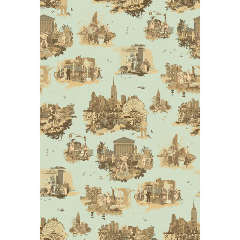 New York Toile Wallpaper by Timorous Beasties-4