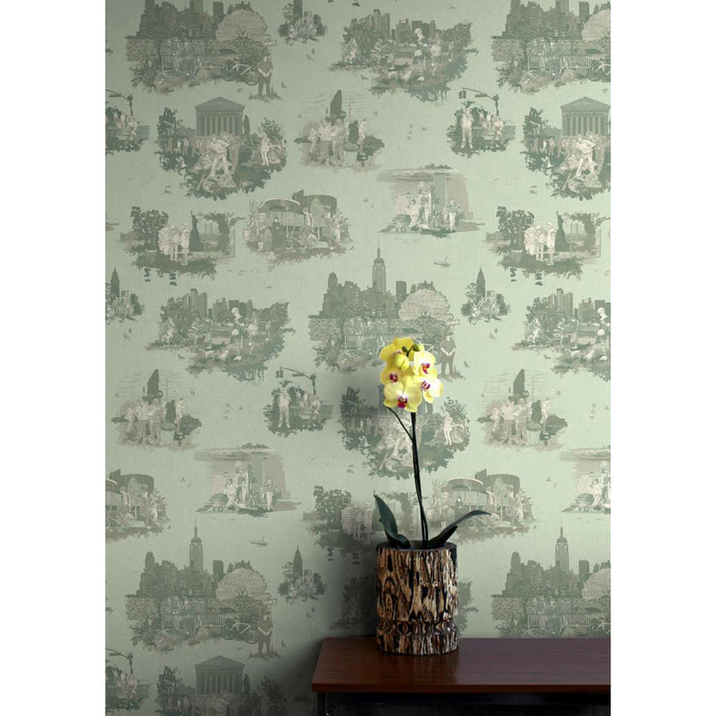 New York Toile Wallpaper by Timorous Beasties-7