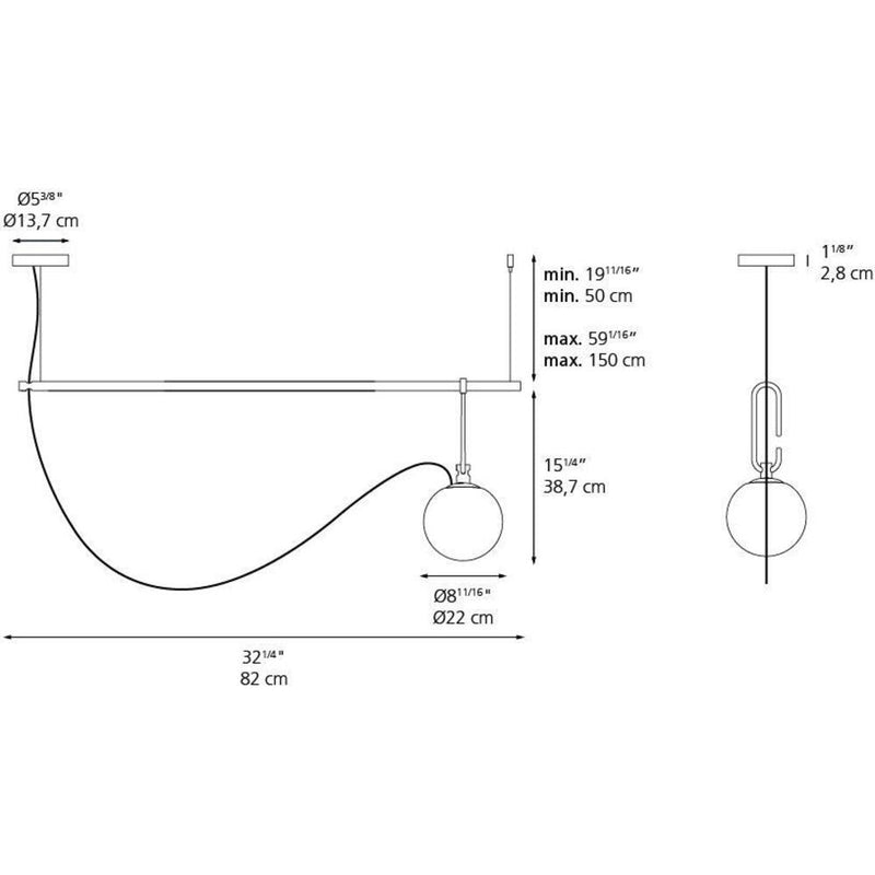 Nh1217 Suspension Lamp by Artemide 7