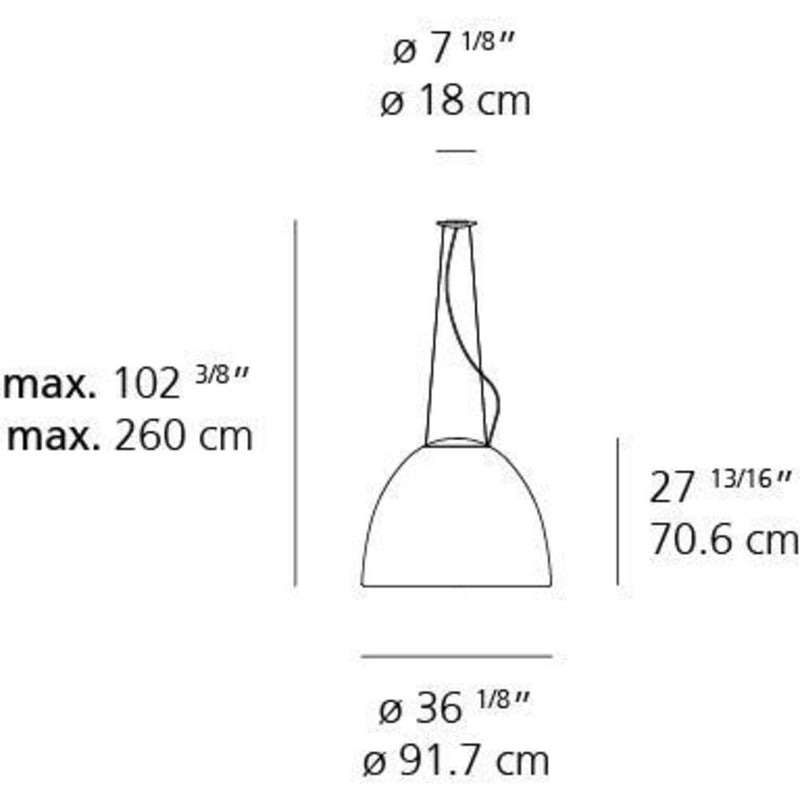 Nur 1618 Suspension Lamp by Artemide 2