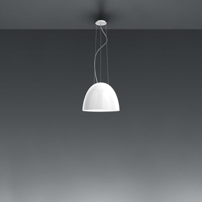 Nur Gloss Mini Suspension Lamp 100W by Artemide 