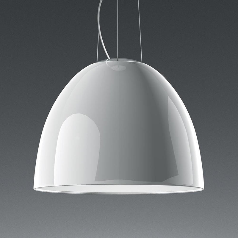 Nur Gloss Suspension Lamp 150W Extension by Artemide 