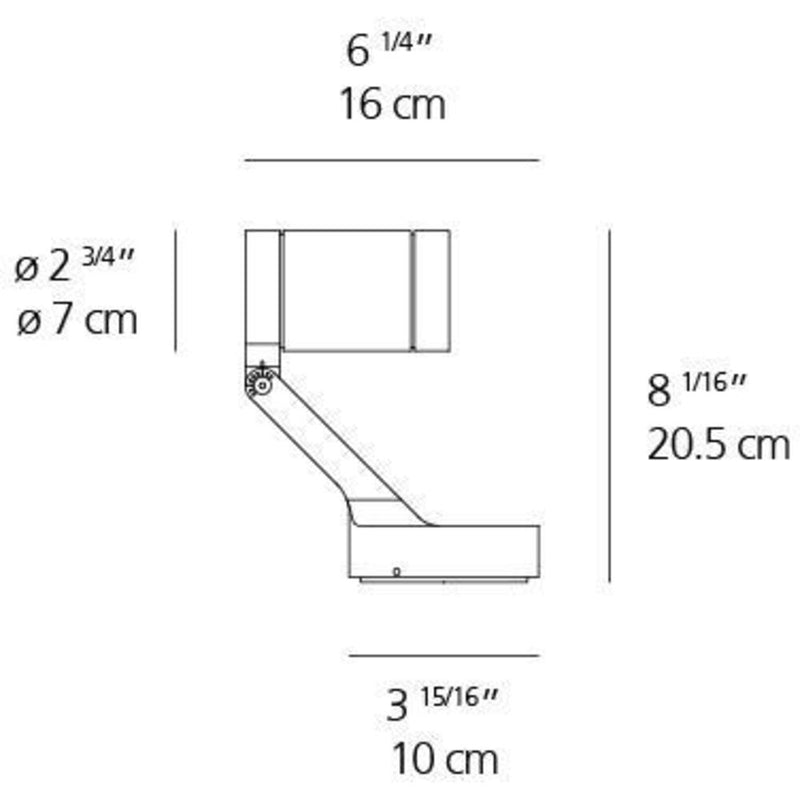 Obice Mini Wall Lamp 7W by Artemide 2