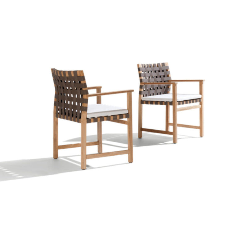 Opposite Armchair Teak by Tribu 