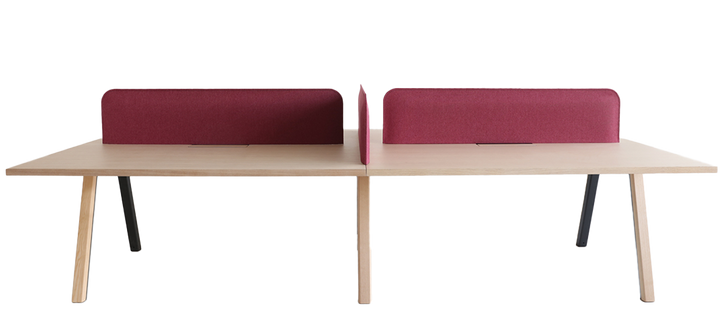 Ori Double Square Office Table by Lapalma