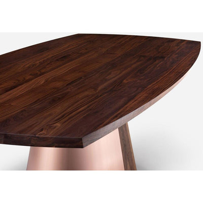 Orion Dining Table - Timber & Metal Base by De La Espada 10