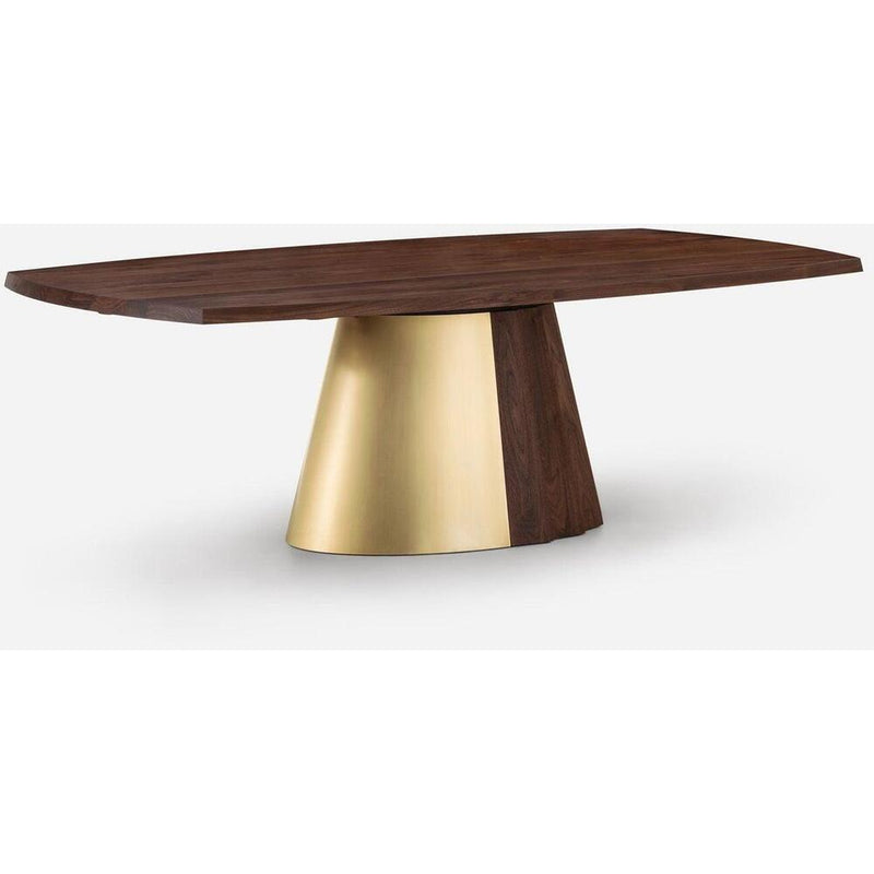 Orion Dining Table - Timber & Metal Base by De La Espada 25