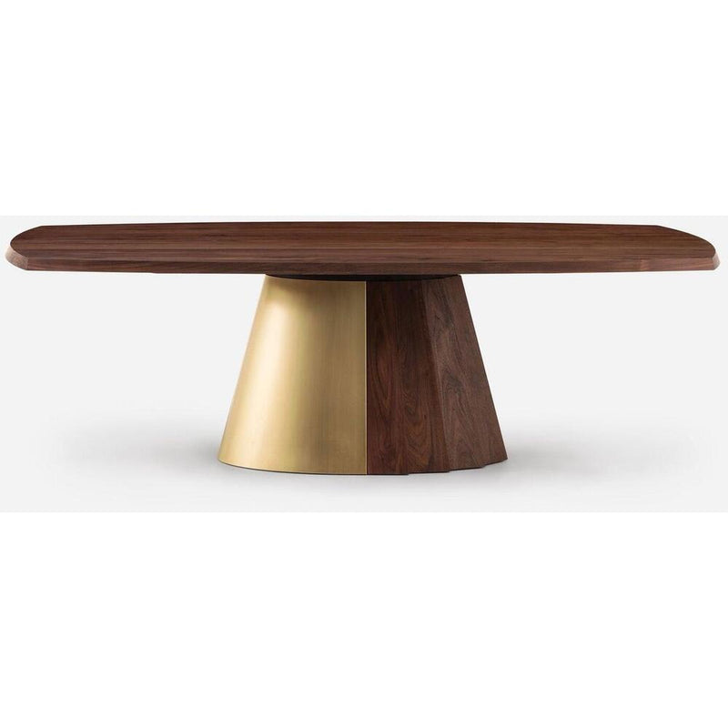 Orion Dining Table - Timber & Metal Base by De La Espada 26