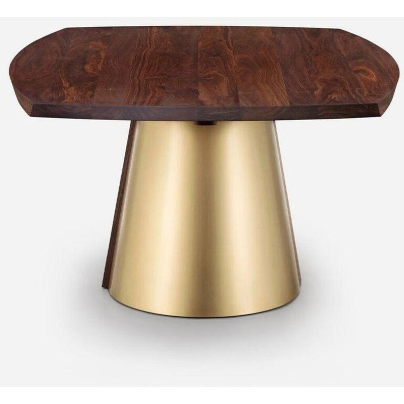 Orion Dining Table - Timber & Metal Base by De La Espada 27