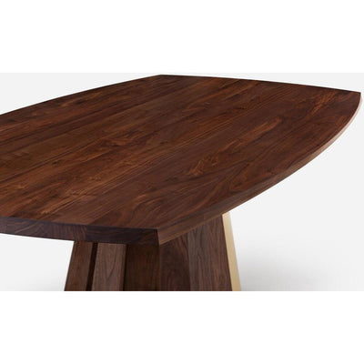 Orion Dining Table - Timber & Metal Base by De La Espada 33