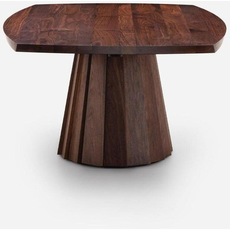 Orion Dining Table - Timber & Metal Base by De La Espada 2