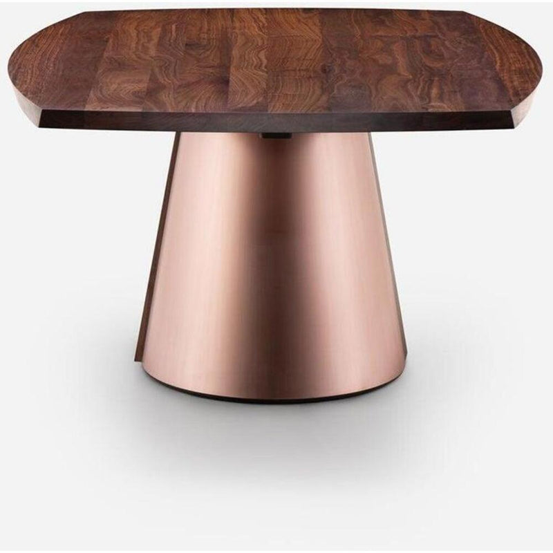 Orion Dining Table - Timber & Metal Base by De La Espada 4